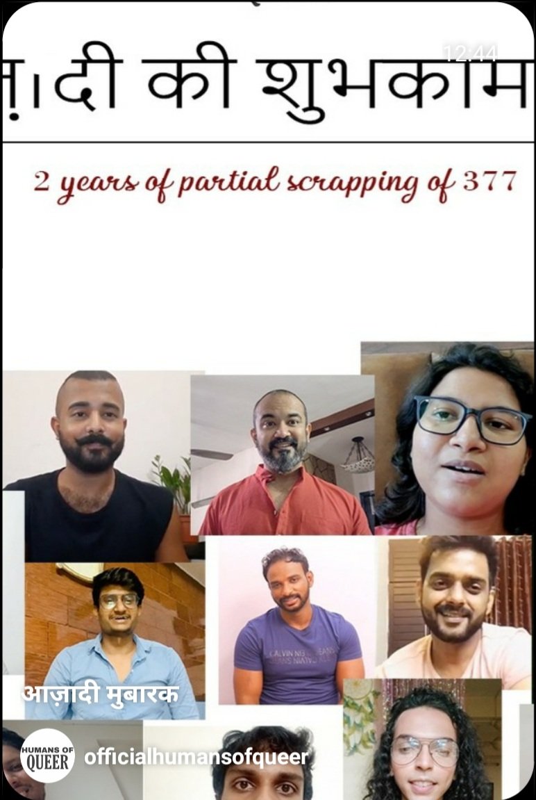 Lets unite and celebrate the '2nd ANNIVERSARY OF INDIAN PRIDE🏳️‍🌈' with our open hearts and minds
instagram.com/tv/CEyWvOSB15c…
Click on the link and see this beautifull video
@IndianLgbt 
@LgbtqIndia 
@ILoveGayLGBT 
@LGBTNewMedia 
@gayindia 
@GaylaxyMagazine