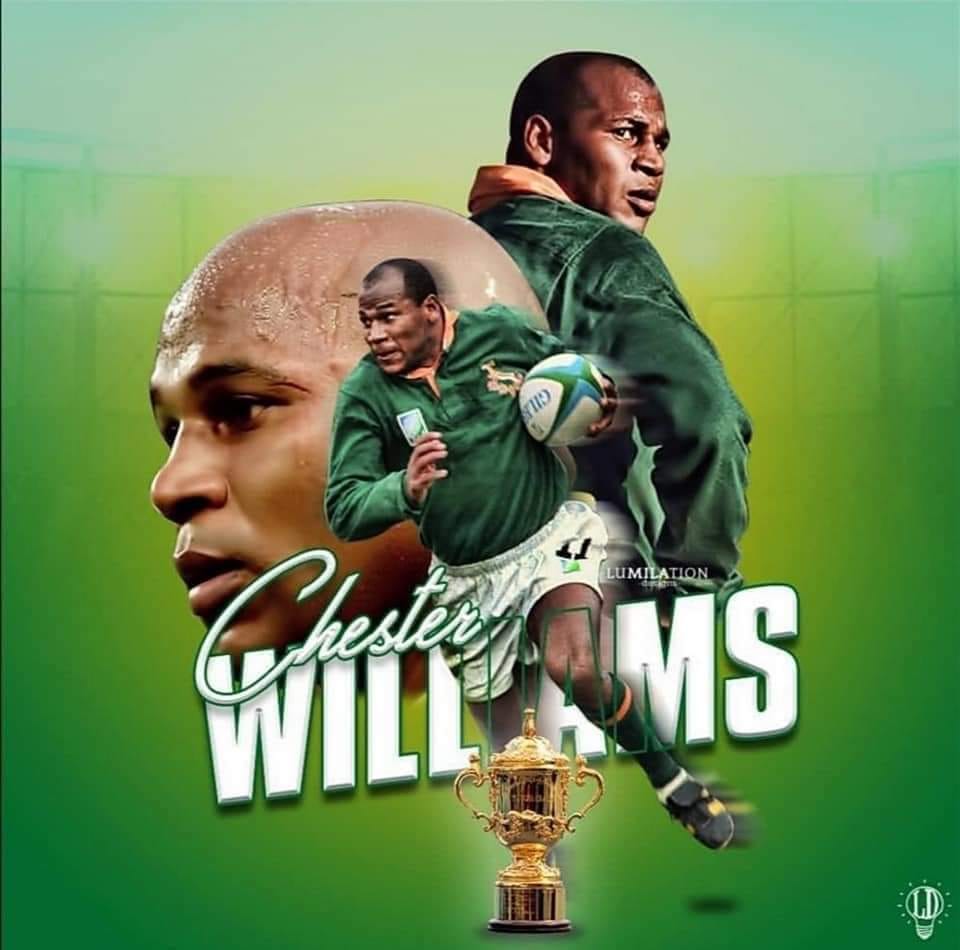 BlitzBokke's tweet photo. Rest in Peace,

Springbok wing and former #BlitzBokke coach

Chester Mornay Williams

8 Aug 1970 - 6 Sept 2019

You are fondly remembered... https://t.co/5j3soNvYxx