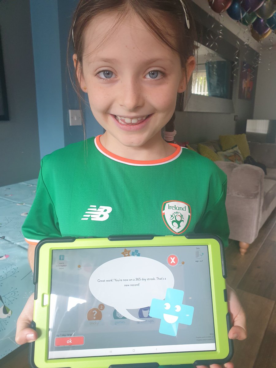 joannemangan's tweet photo. Isla has hit a year streak! @stjosephshead @DoodleMaths @jimiberri @Lisa_Mangan https://t.co/Xzgi20jJsW