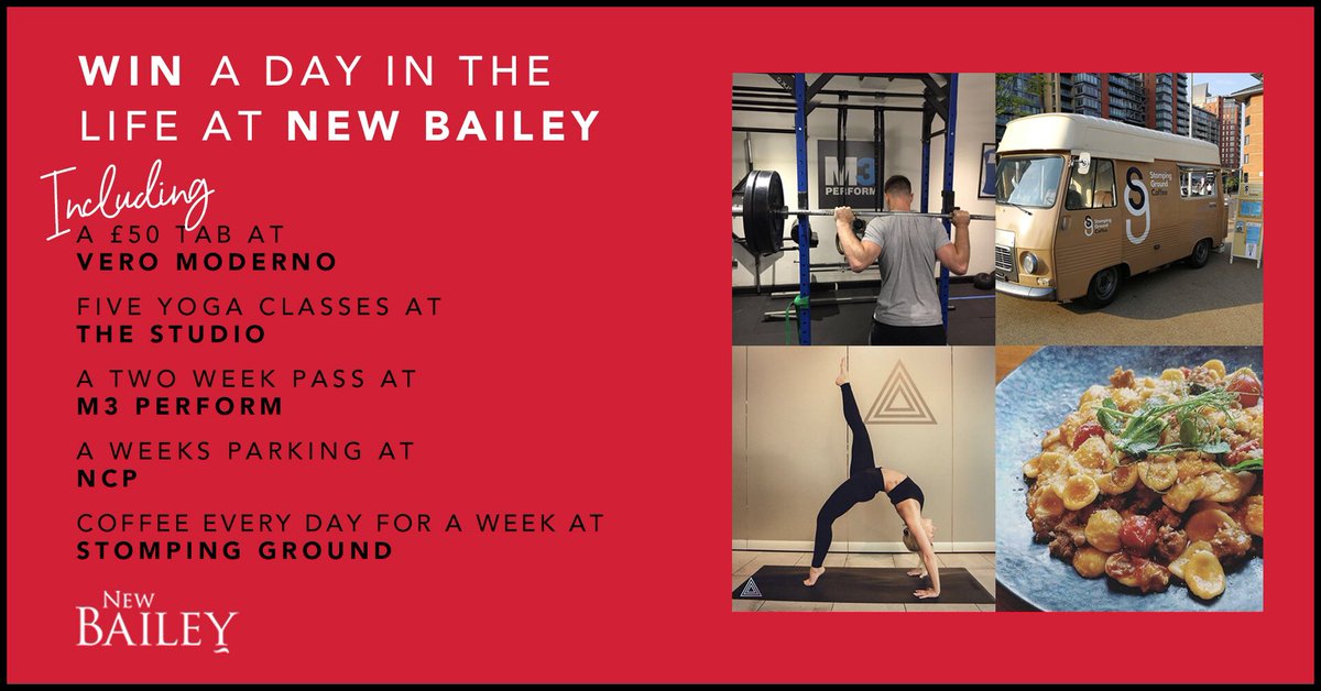 NewBaileyM3's tweet photo. You have one more day to sign up for our newsletter and be in with a chance to WIN a day in the life at New Bailey🤩
Don’t miss out!
Sign up: https://t.co/wlXuvPA9AQ
#win #manchestercompetition #manchestergiveaway #newbailey https://t.co/30aKC84k6c
