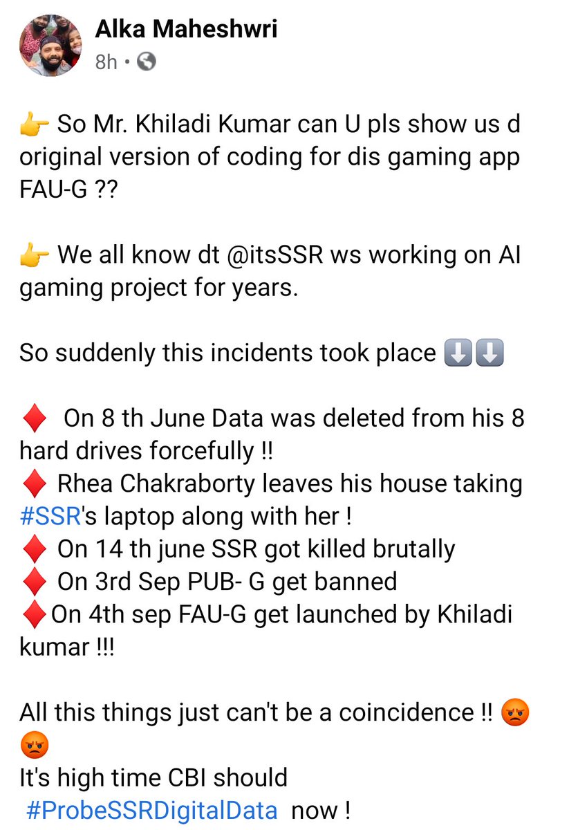 SONIADEYKARMAK1's tweet photo. #SushantSingRajputDeathCase
#cbimustinvestigation
How can possible dz??????? https://t.co/QwkSO8nBkB