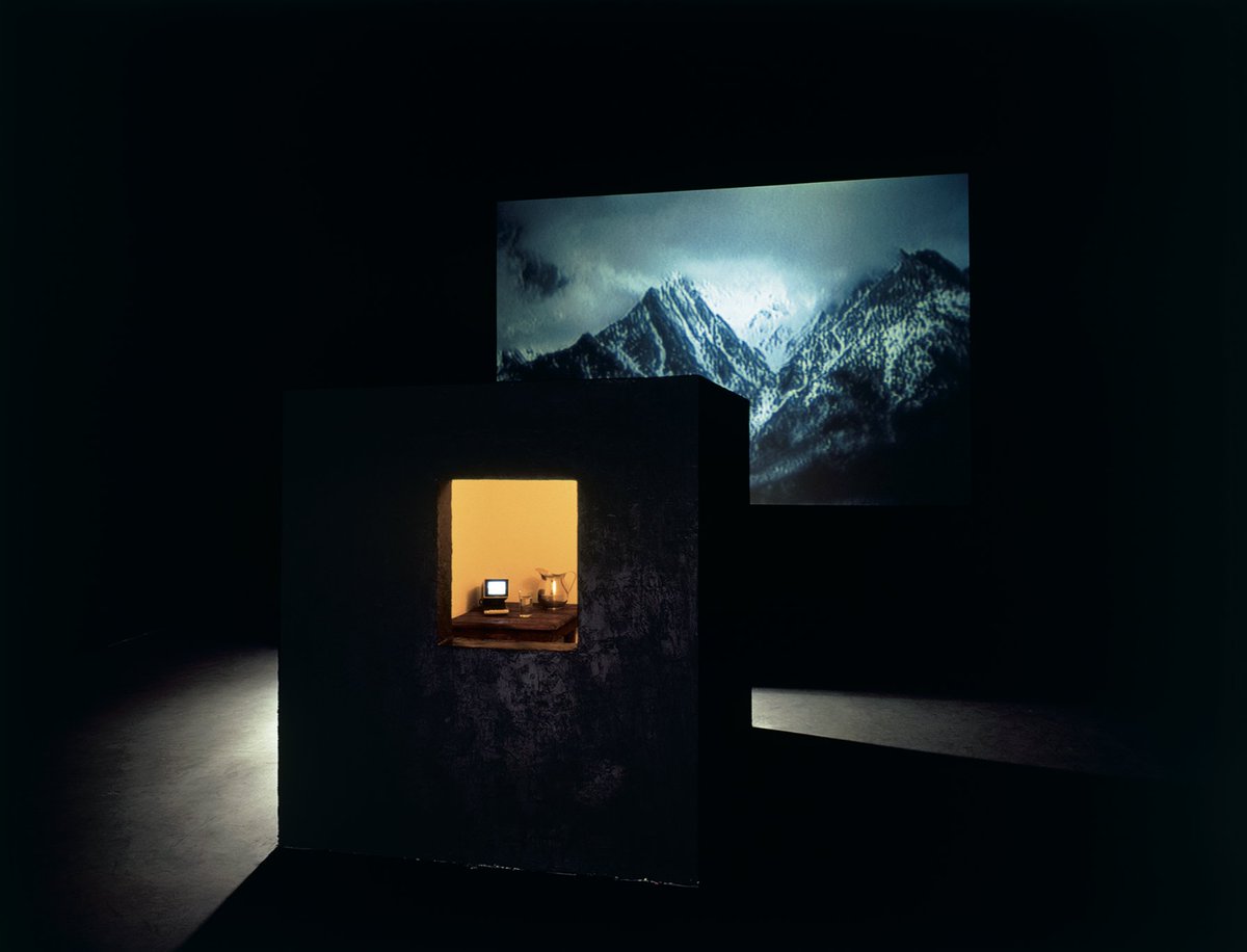･ﾟ*｡ ･ﾟ✯ "The true birthplace is that wherein for the first time one looks intelligently upon oneself ; my first homelands have been books" ✯･｡
#MargueriteYourcenar, Memoirs Of Hadrian, 1951 #BillViola, Room For St. John Of The Cross ⊷ video/sound installation, 1983