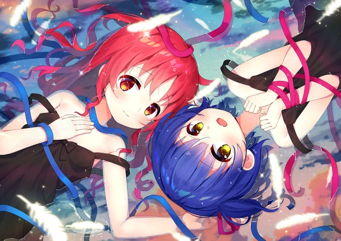 ワンピースメグ&マヤ
#ごちうさ 