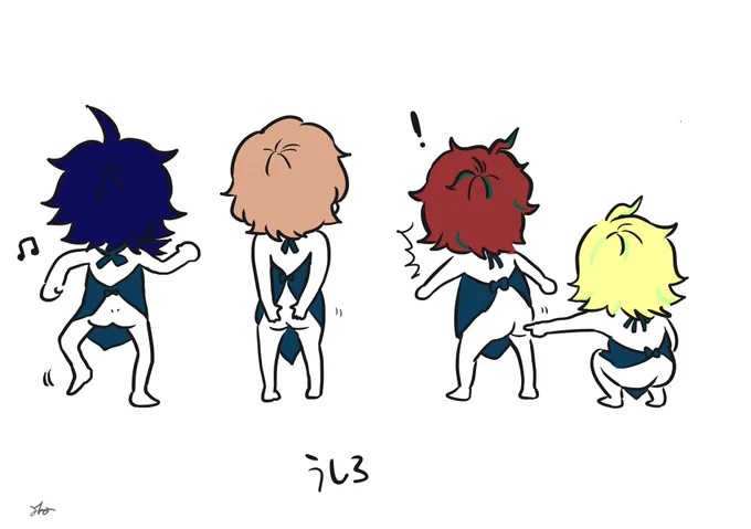 前に書いた腹あてデェちゃんみつからなかったので新たに描いた?
せんとちひろでみた腹あて、かわいくて? 
