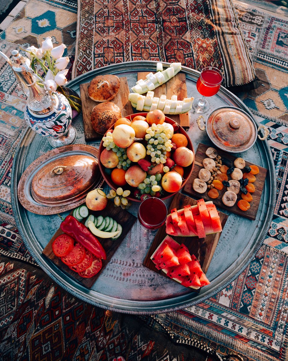 izkizapp's tweet photo. Before &amp; After with 1 click of a filter! Breakfast in #Cappadocia edited with izkiz app ‘Summer 4’ filter https://t.co/H7lxdxFsqx