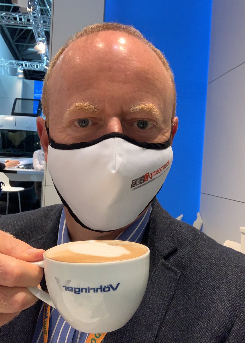 johnrawlings's tweet photo. Always remember to remove face covering before drinking! Another day at the Caracan Salon Düsseldorf! #caravansalondusseldorf #caravansalon #caravansalon2020 #FaceMasksSaveLives https://t.co/YHsWN2vQOC