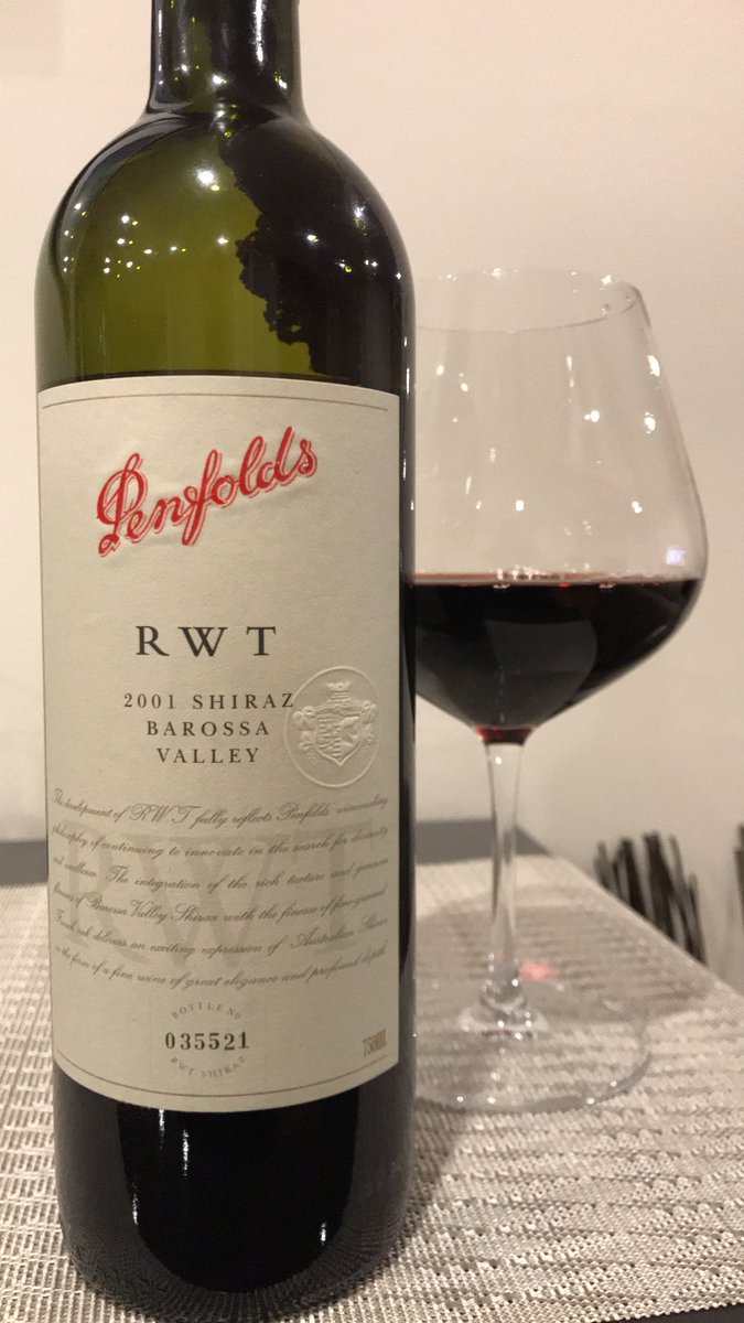 For #fathersday2020 this’ll do. @penfolds #rwt2001