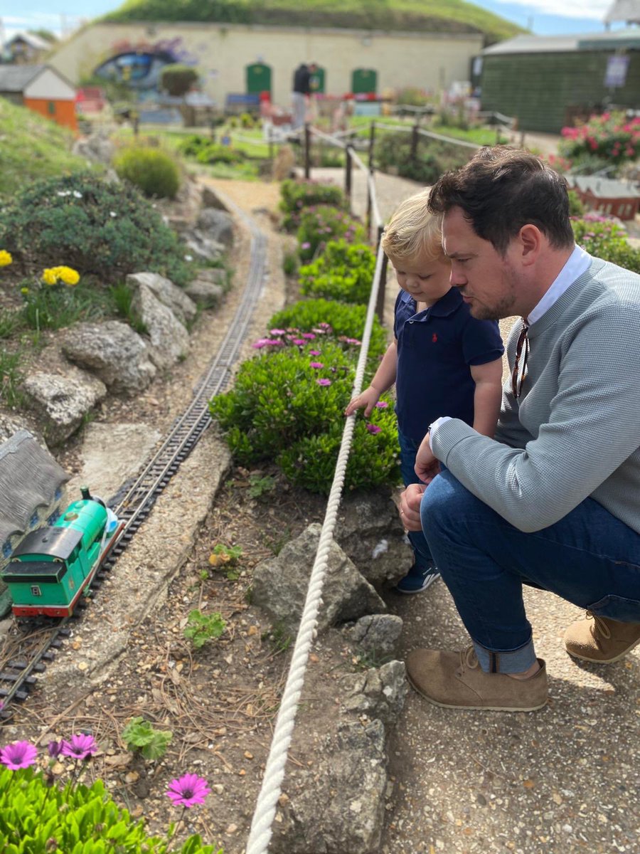 Took my nephew to @TheModelVillage in #Southsea today. I’m not sure who had the most fun...