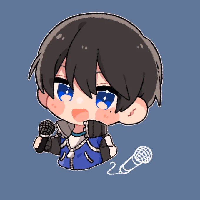 滲みペンで全員描きたかったので✨まだ描いてなかったメンバーを? 