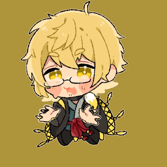 滲みペンで全員描きたかったので✨まだ描いてなかったメンバーを? 