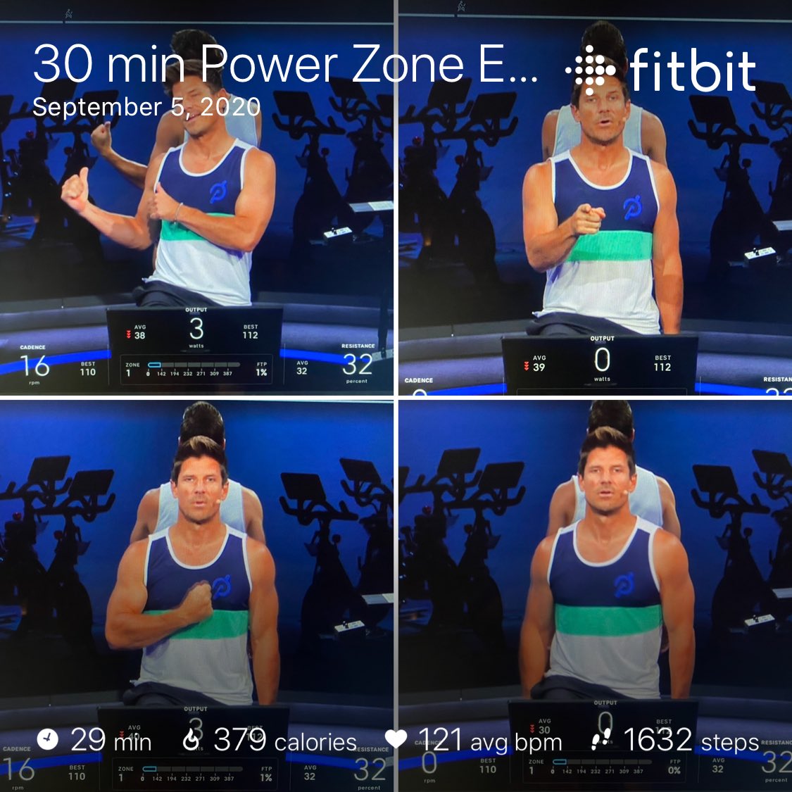 SpartyHawkCache's tweet image. “Endurance Training in the PZ.”

(WEIGHT:  204.8 LBS) 
(TEMP:  bedroom climate)
(EXERTION:  30 mins on ⁦@onepeloton⁩ PZE Ride workout w/ ⁦@Denis__Morton⁩)

Pre-dinner ride. 😋

#Day2 #LegRecovery #20000Steps