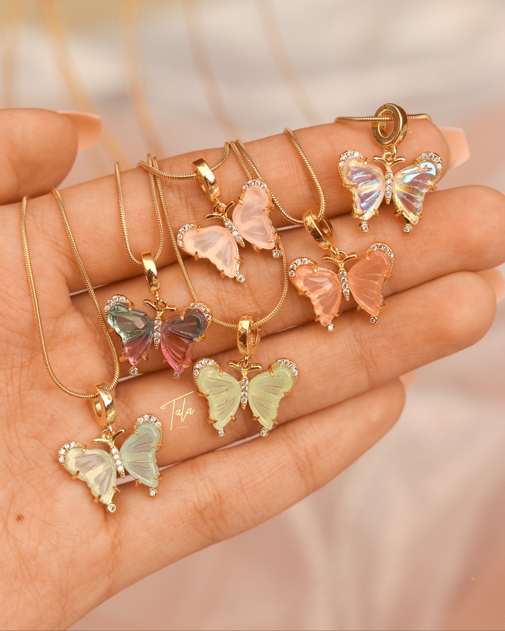 Tala butterfly necklace discount