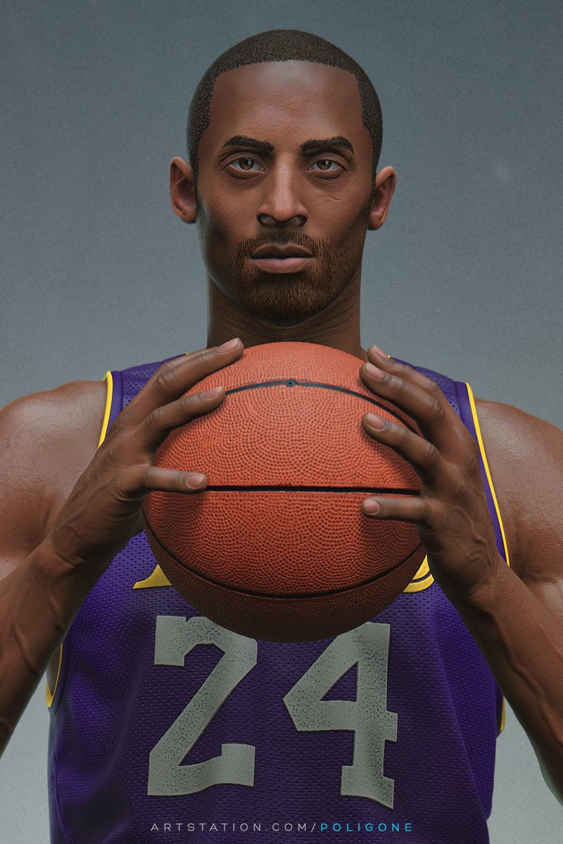 artofpoligone's tweet photo. Kobe Bryant

Hi-res here: https://t.co/Fh98KiqCzx
Pre-order: https://t.co/inLwbFddvu

#kobebryant #3d #zbrush #sculpt #anatomy #3dprint #statue #collectible #polypaint #digitalsculptor #blackmamba #basketball #artwork #3dart #cgart #character #characterartist https://t.co/dUOcdSUdd2
