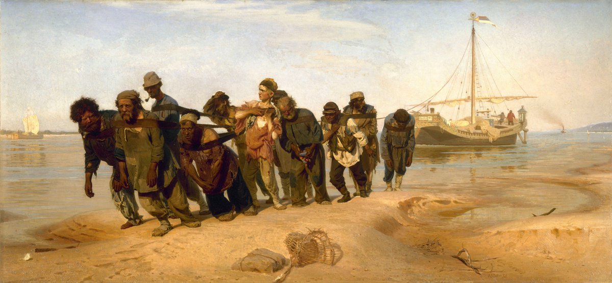 Ilya Repin. 'Barge Haulers on the Volga'