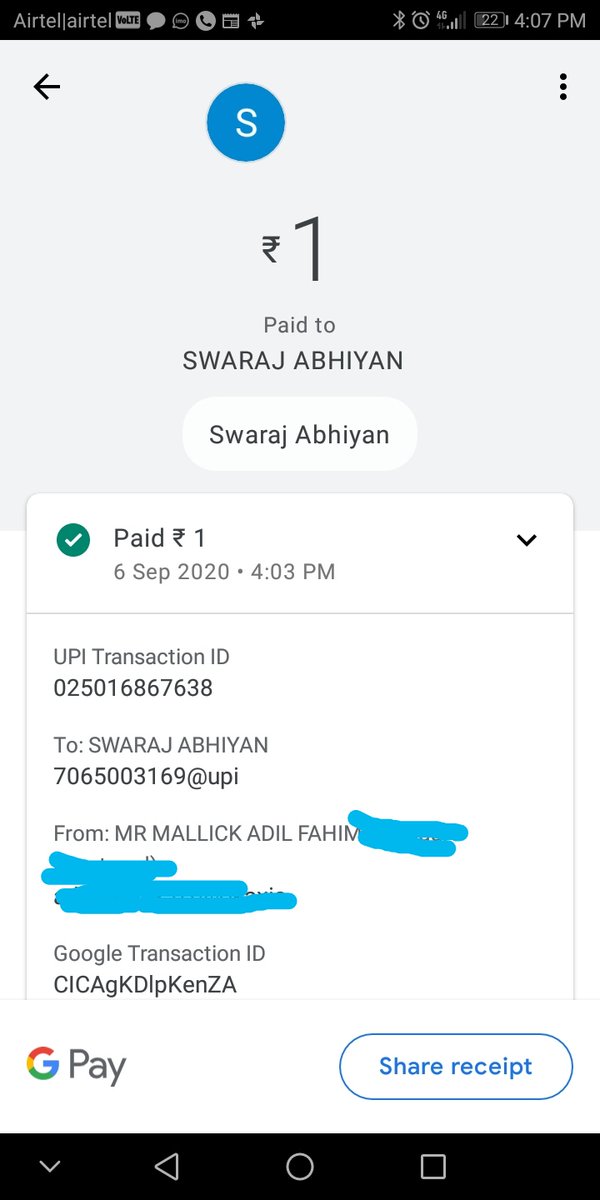 mallick_adil's tweet photo. @swaraj_abhiyan @pbhushan1 @_YogendraYadav @aviksahaindia @Youth4Swaraj @rajeevdhyani @AnupamConnects I stand with Prashant Bhushan.
I join him by paying ₹1 (or more) for speaking the Truth, as my contribution to the Truth Fund.
#theTruthFund
#SatyamevaJayate https://t.co/oB23Dw6txt