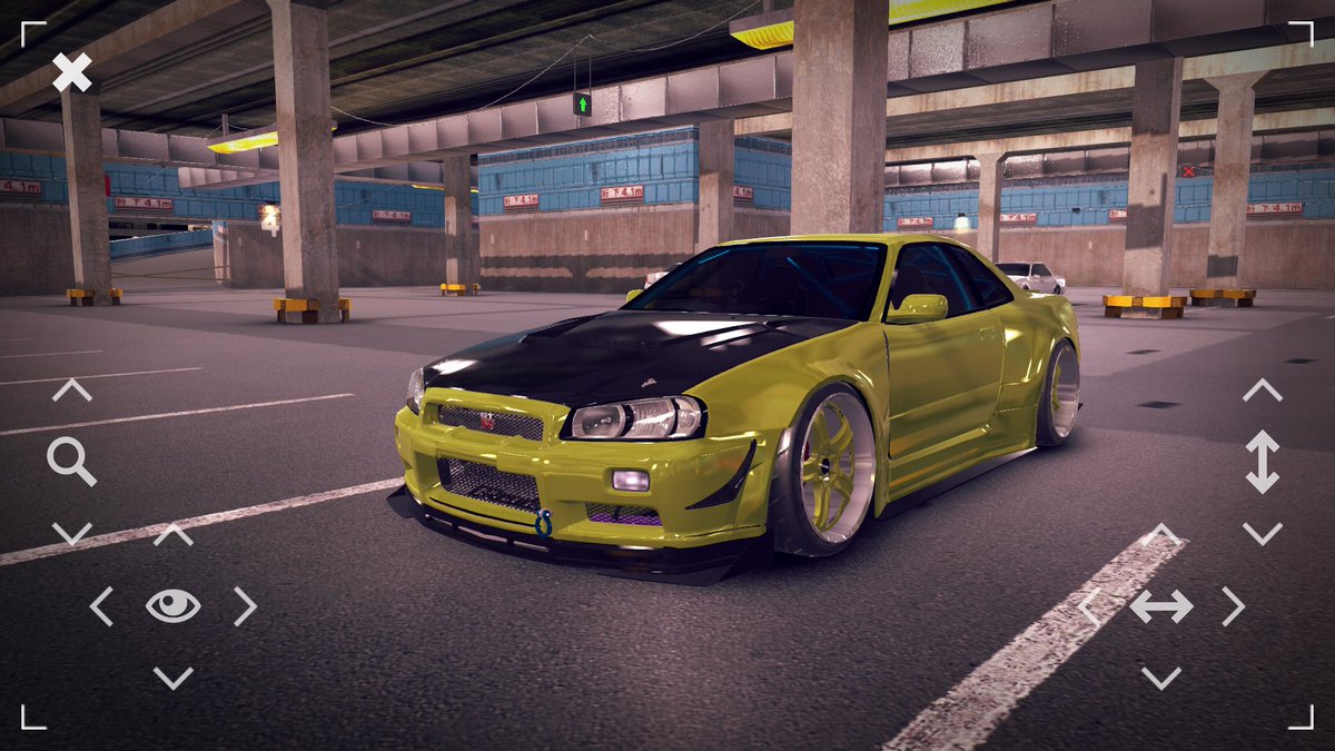 らんま 走り屋ドリフター の所有車紹介 其の五 Skyline R34 Gtrではないスカイライン がテーマ バンパーはこれが良かったのでgtrのエンブレムは見なかったことに W 実はこう見えて車高全下げw ハネも控えめに薄くて小さいヤツを