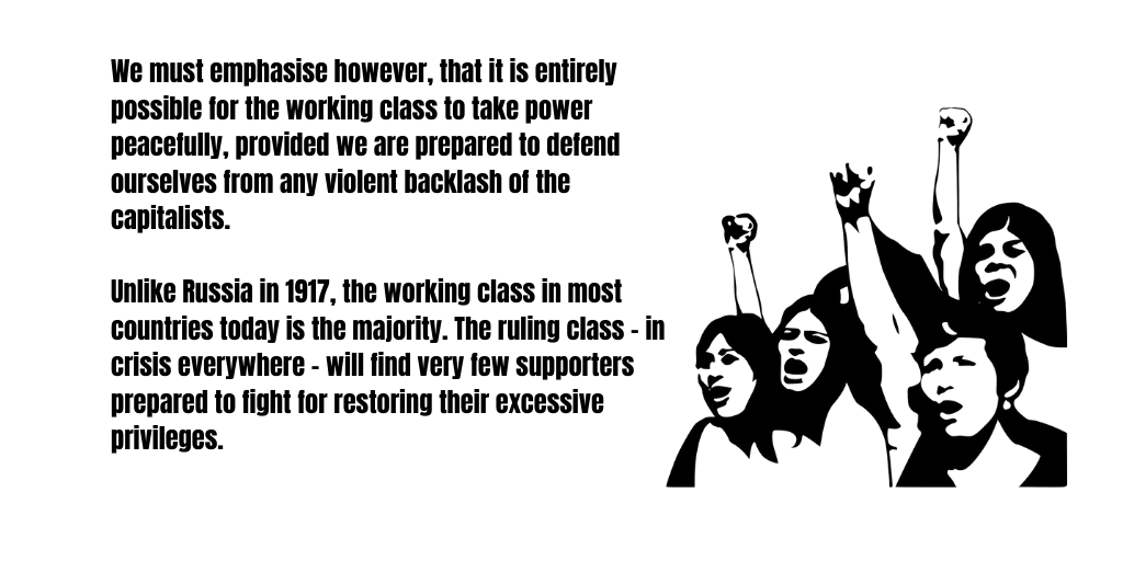 What is the marxist view on violence? Find out in this graphic thread: