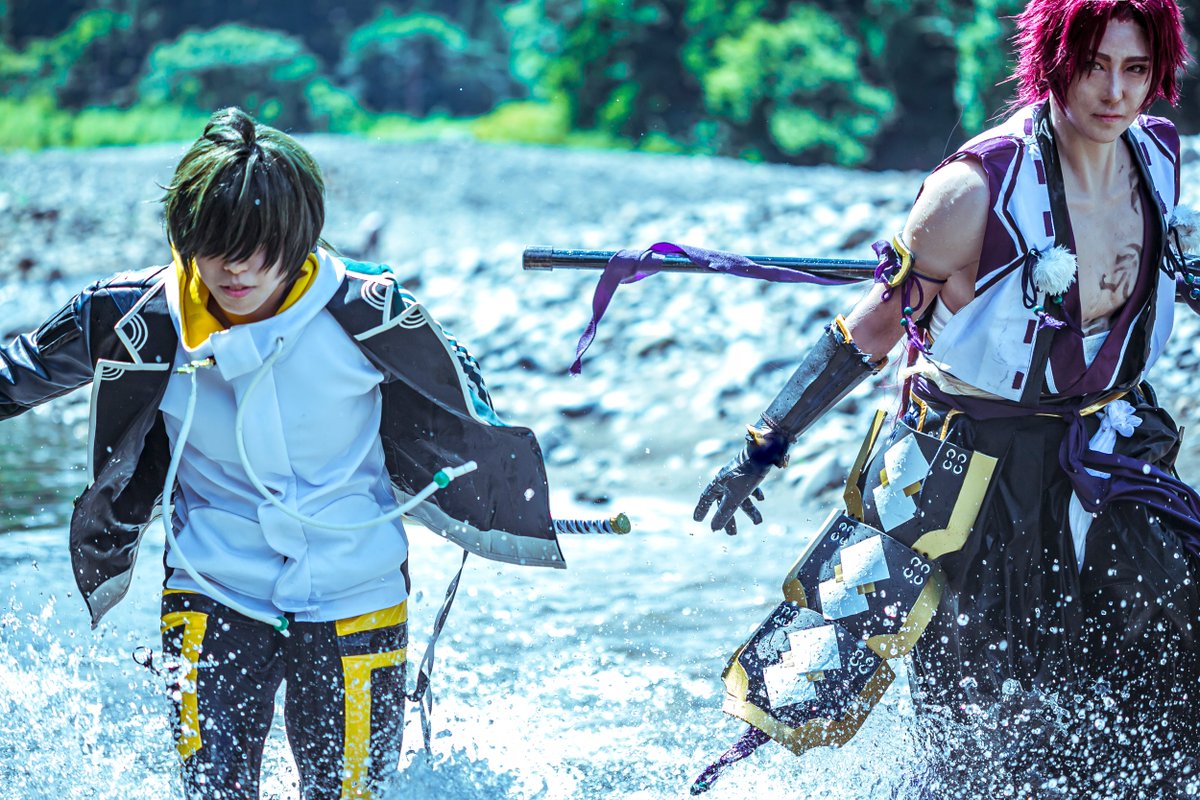 f_kerai's tweet photo. 「共闘」

桑名江：神鵺
蜻蛉切：殿
photo by 紅梅 https://t.co/fnYLtrnPt9