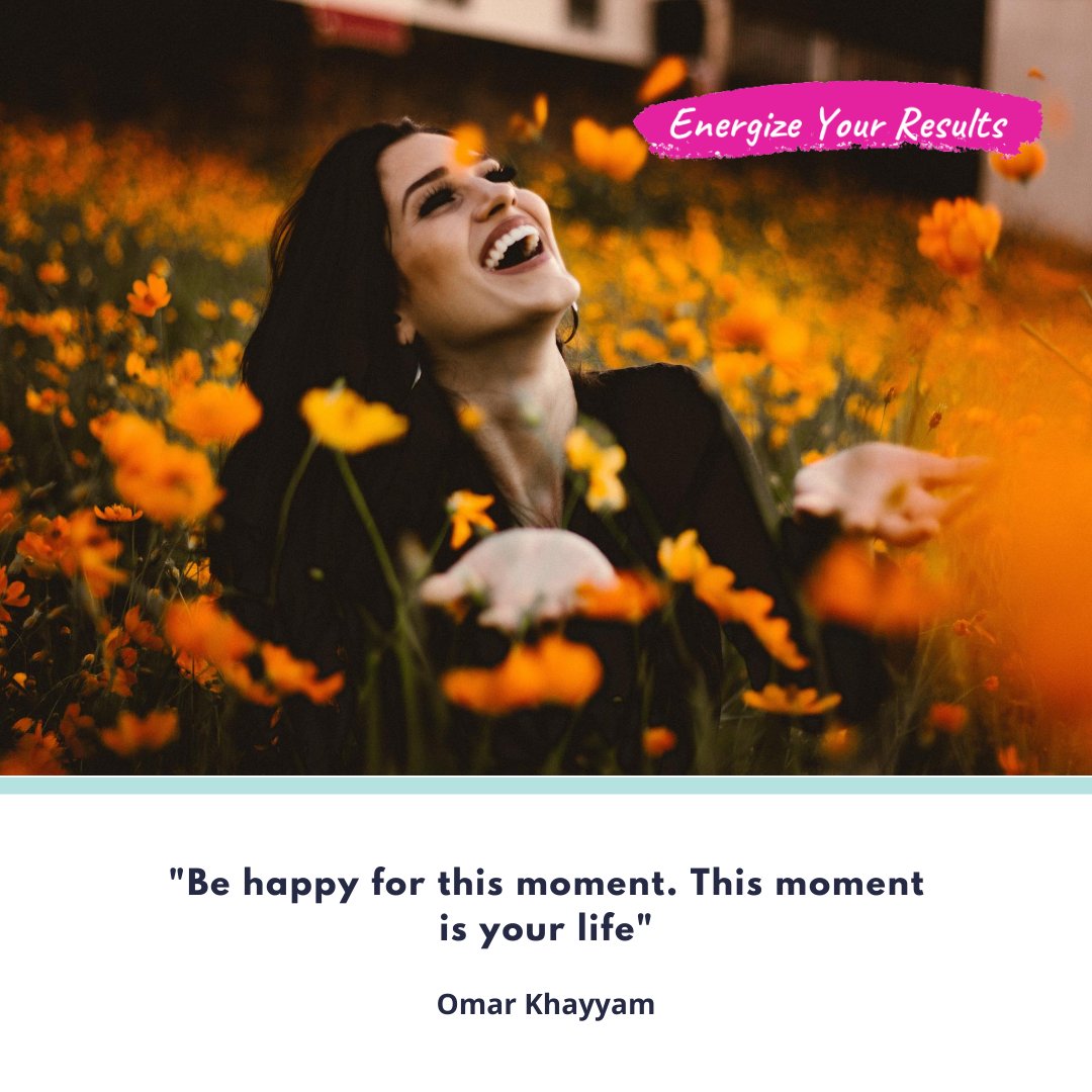 theresasageaz's tweet photo. Be Happy for this moment. This moment is your life 
- Omar Khyyam

#energizedresults #lifehack #theresasage #energizeyourlife #energy #energyiseverything  #abundancemindset #positivevibes #sparkbusinessonline #meditation #controlyourmind  #raiseyourvibrations #growthmindset https://t.co/CQyeNd9Exg