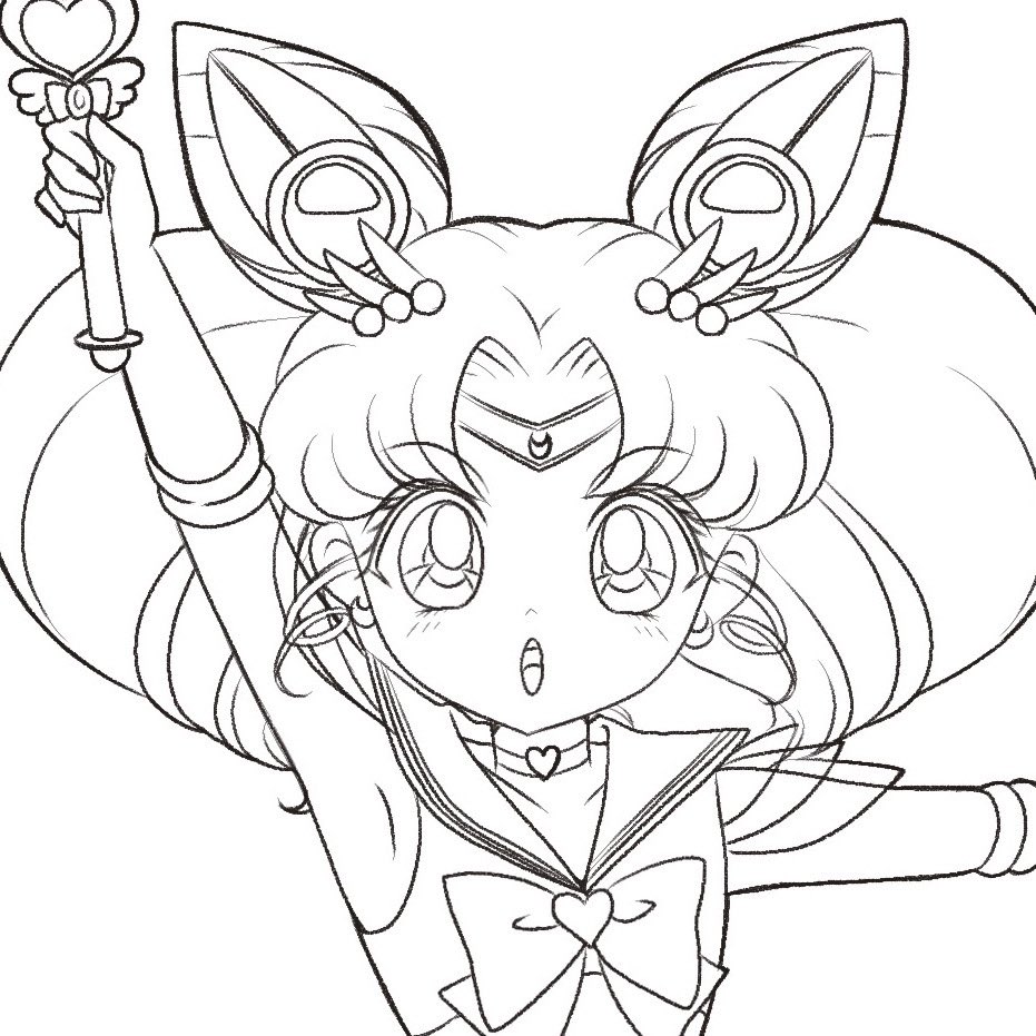 わたあめ 久しぶりに描きました スーパーセーラーちびムーン セラムンイラスト部 ちびうさ