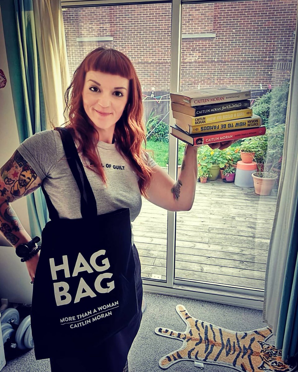 LeatherlandLisa's tweet photo. Happy birthday weekend to me!
A vag bag &amp; a hag bag!
Love my new hostile fallopian tube fanny bag from the Manwife!
I'm so pleased I was quick enough to buy myself the book/online event &amp; get one of the limited 1000 hag bags! &amp; another @caitlinmoran
Book to add to the collection! https://t.co/InjKZOOFBA