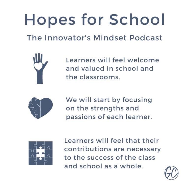 Hopes for School as a Parent #Podcast buff.ly/2AHiL7U
 @gcouros #innovateinsidethebox #teachermom