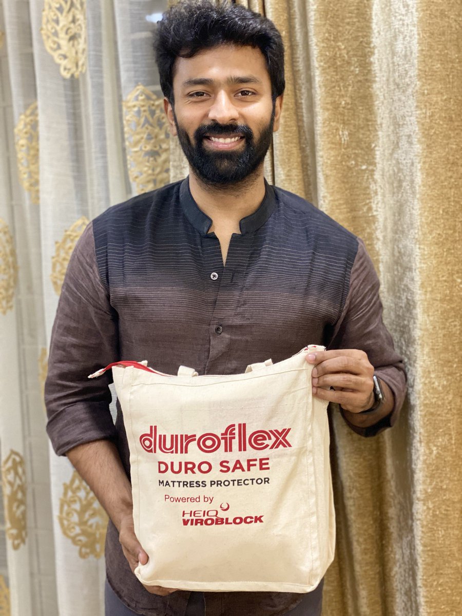 imKBRshanthnu's tweet photo. Keep your family &amp; loved ones safe during these tough times with #DuroFlex 😊
- India's first Antiviral Mattress Protector
- Powered by Swiss HeiQ technology 
- Kills 99.99% viruses and bacteria

#MadeinIndia #Sleepforimmunity #Yoursafespace

https://t.co/hVnKPE1A8B https://t.co/dhuHJ53uVi
