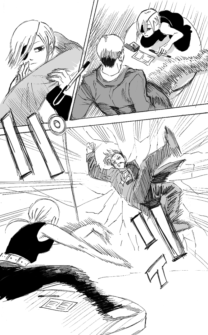 岸クァがイチャイチャするだけのマンガをかきました。 