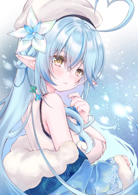 雪花ラミィちゃん可愛いばぶばぶ??
#らみあ〜と 