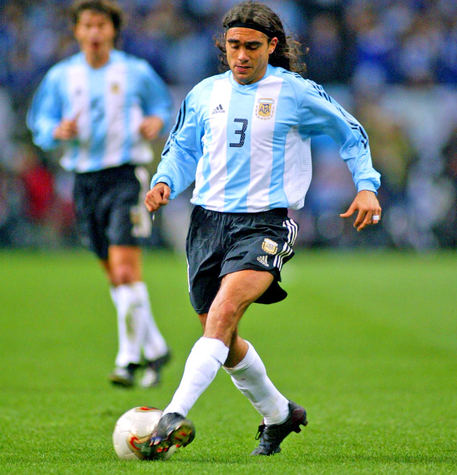 Juan Pablo Sorin's authentic Argentina jersey