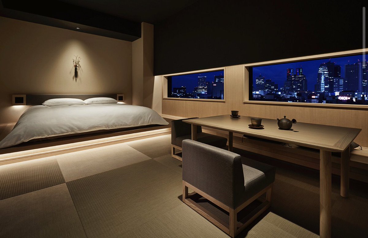 fuu_toon's tweet photo. 新宿で箱根を味わうことができる旅館
ONSEN RYOKAN YUEN SHINJUKU。

一歩踏み込めば箱根にワープ。
和モダンな館内もさることながら、一番の魅力は、最上階の露天風呂。
箱根の源泉から運んだ温泉でゆっくりと極上の癒し体験を一泊5,000円〜堪能することができる… https://t.co/BLOv16MctL
