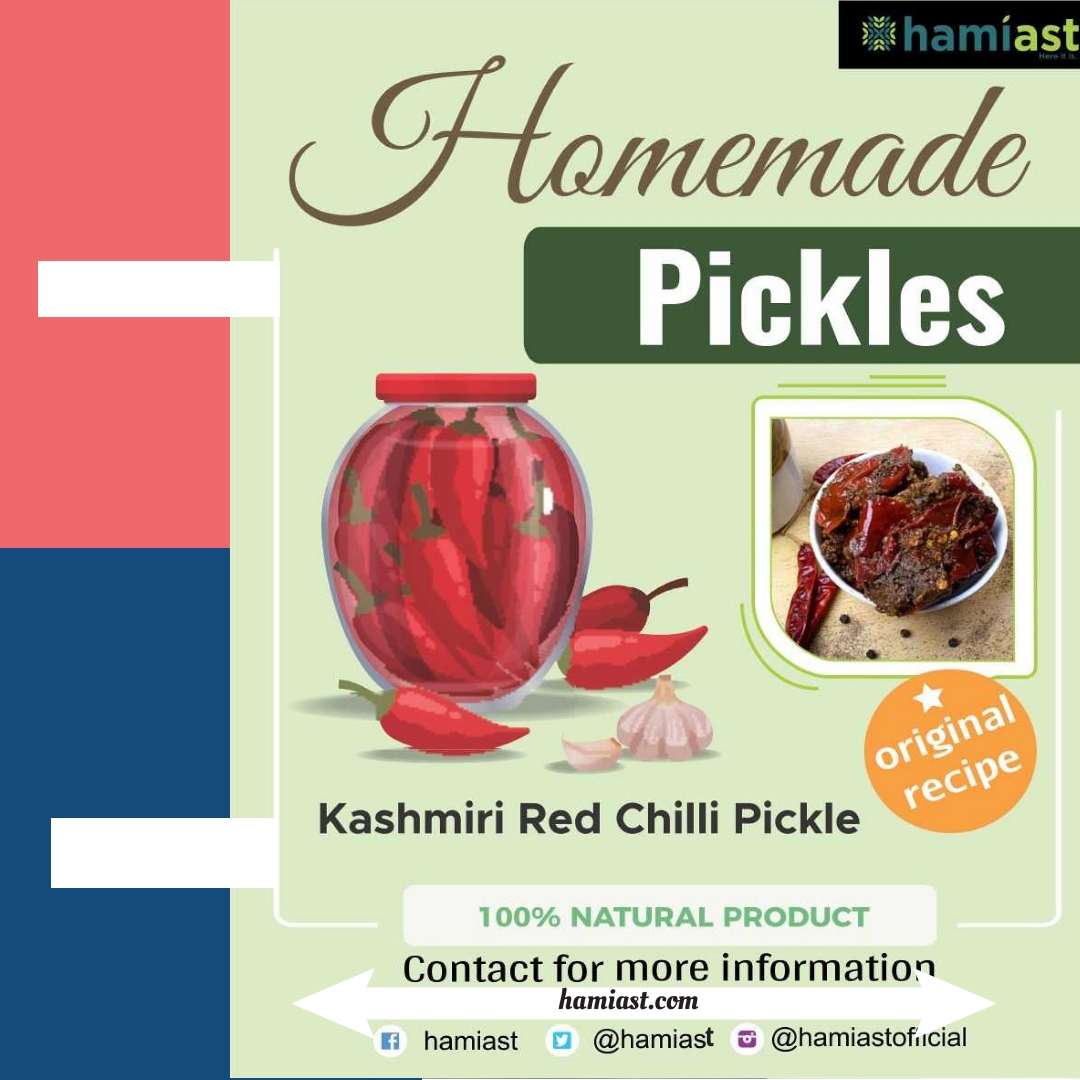 hamiast's tweet photo. Taste the special Kashmiri homemade red chilli pickle.

Order at https://t.co/8FFl1P9ppQ 

#https://zcu.io/dGsu#chillipickle #kashmirichilli #kashmiripickle #redchillipickle https://t.co/MzVHEAc5Yp