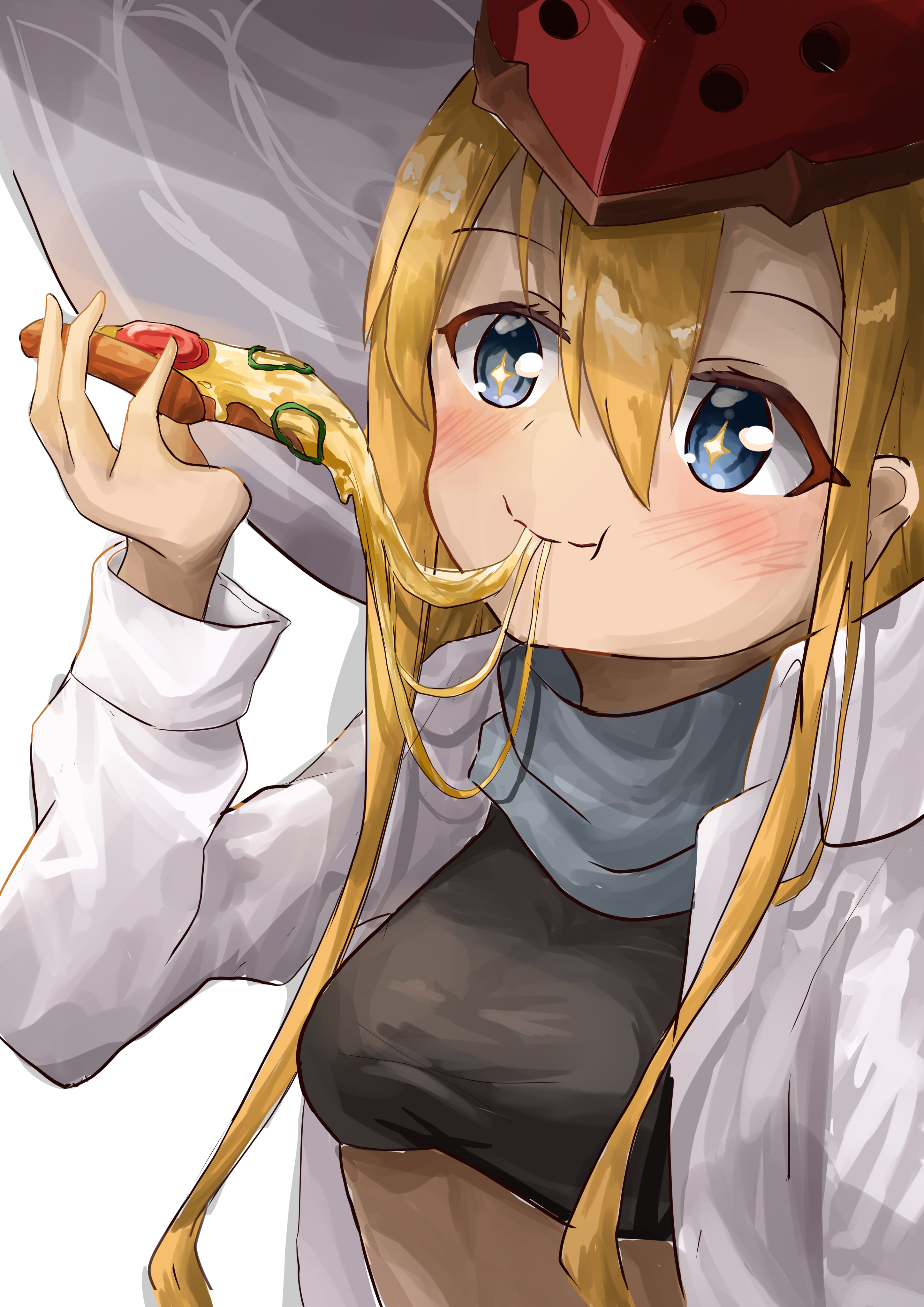 Twitter 上的 れいりあ ピザを食べるファスカちゃん パズドラ パズドライラスト T Co Lwypyocryh Twitter