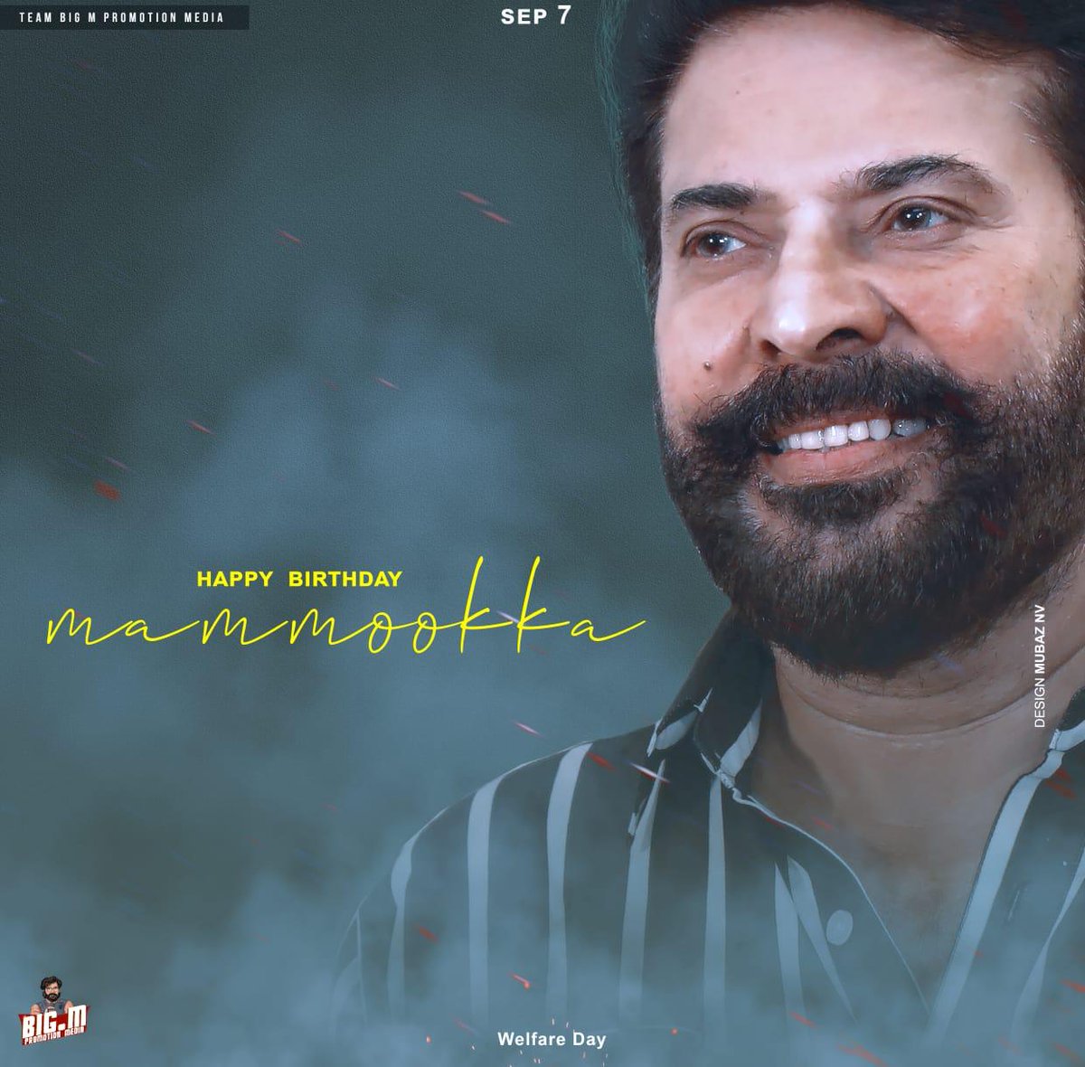 Flickcourt's tweet photo. Here's the Official Tag to Celebrate Megastar @mammukka's 69th Birthday !

#HappyBirthdayMammukka https://t.co/oic01mn5cN