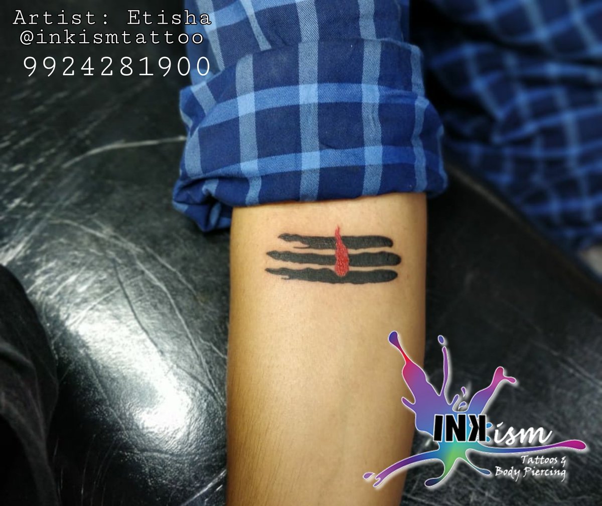 trishul#eye#om#tilak#mahadev#bholenath#shiva#sankar#sambhu#tattoo#arm#black&white  | Hand and finger tattoos, Tattoo studio, Finger tattoos