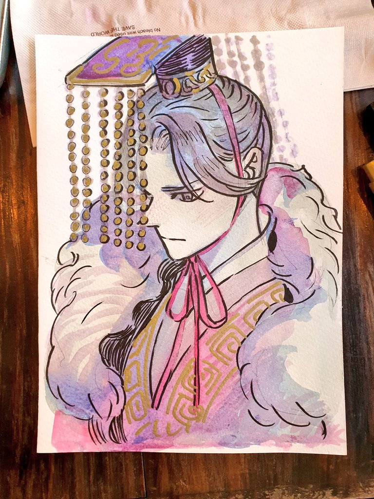 ตี้สีน้ำวันนี้~!! รู้สึกได้พักผ่อน 