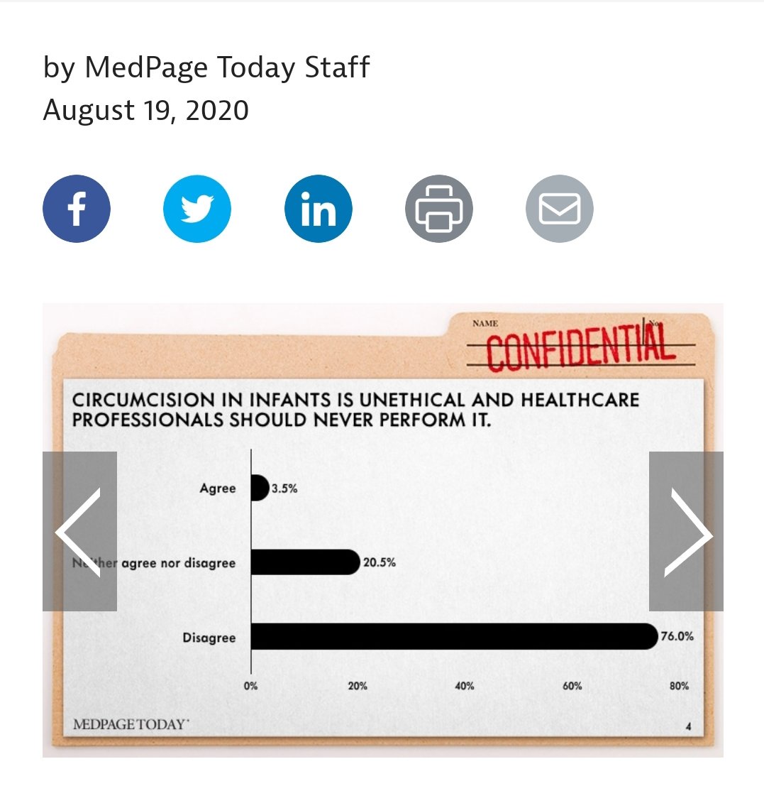 Hot take & I& #39;ll make a thread: this week& #39;s poll shows how just uninformed US clinicians & the public are on what is clearly unethical and unconsensual. To say no is to trivialize the trauma of thousands of ppl coming forward about the psychological harm suffered in infancy, and