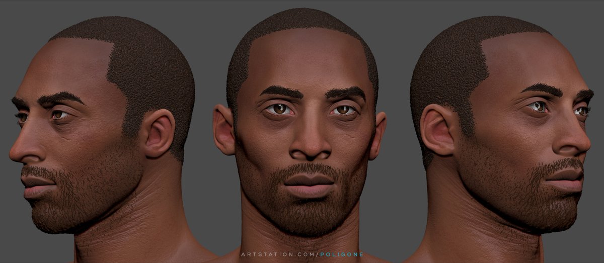artofpoligone's tweet photo. Kobe Bryant ZBrush Polypaint

Hi-res here: https://t.co/pYa7xecKIp
Pre-order: https://t.co/dpBid1vsSj

#kobebryant #3d #zbrush #sculpt #anatomy #3dprint #statue #collectible #polypaint #digitalsculptor #blackmamba #basketball #artwork #3dart #cgart #character #characterartist https://t.co/lKrh8bMHDD