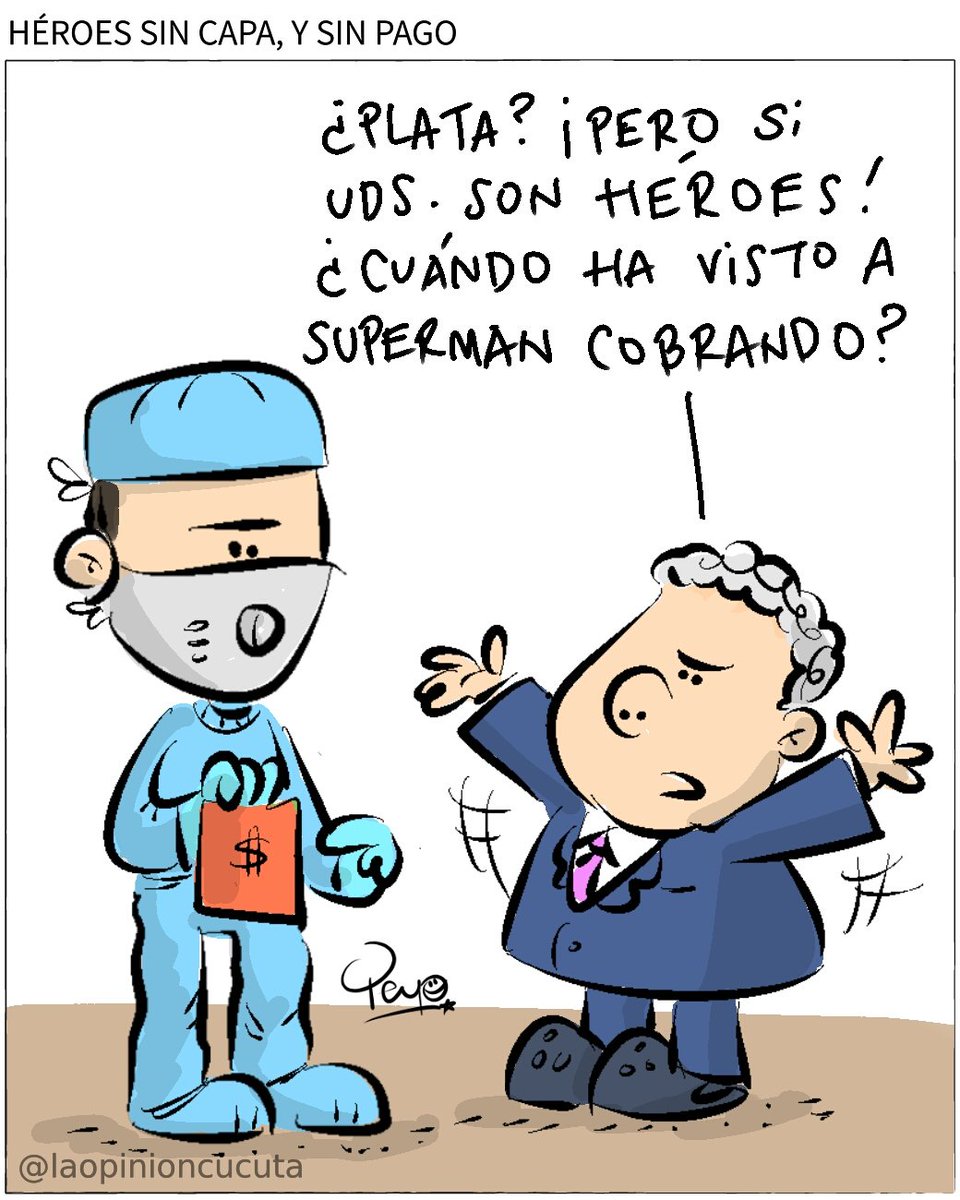 yeyonet's tweet photo. Héroes sin capa, y sin pago https://t.co/GhVjzE3ogN