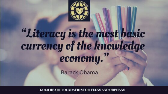 📚✍️📖📚✍️😋📚✍️📖📚 

“Literacy is the most basic currency of the knowledge economy.”

#Day5 #LiteracyCampaign #Sdg4 #EducationCannotWait #EducationForAll