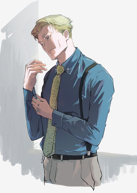 「adjusting necktie」 illustration images(Latest｜RT&Fav:50)｜6pages