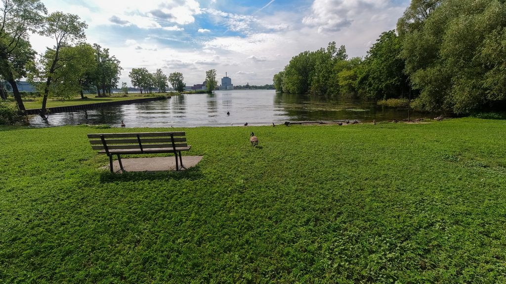 Views from Mill Park in Sandwich Towne 🌥️ #YQG <a href="/OntSouthwest/">Ontario's Southwest</a> <a href="/WestWindsorArt/">West End Art Project</a> <a href="/AmbassadorBridg/">Ambassador Bridge</a> <a href="/portwindsor/">Port Windsor / Portuaire de Windsor</a> 

sandwichtowne.com/directory/
