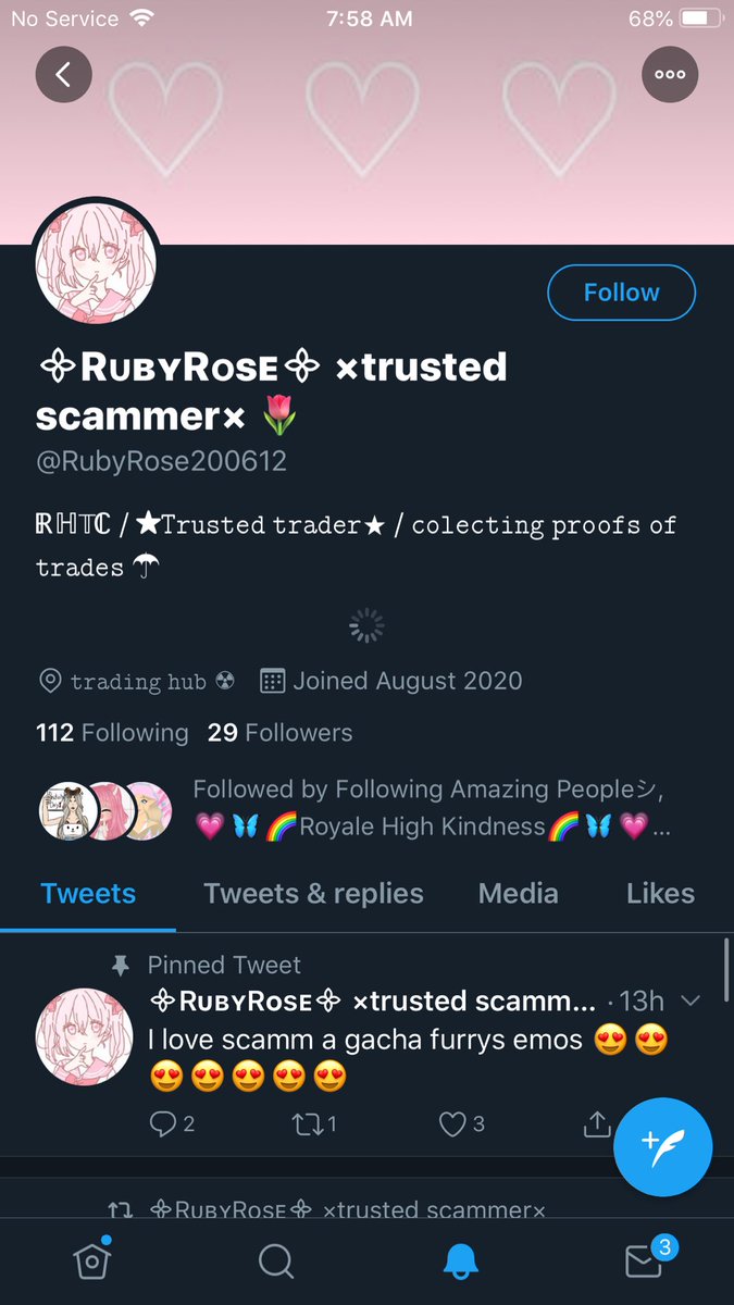 I’ll start! (Here’s a long thread of scammers I found)