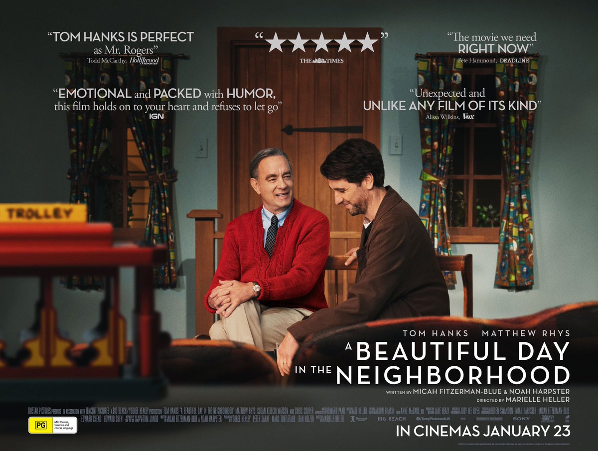 nonblondie37's tweet photo. Spent Saturday night watching @ABeautifulDay with the legend that is @tomhanks and enjoyed it enormously! Full of inspiration and hopefulness for when we find ourselves in the midst of dark places. Powerfully explores what it means to forgive too. ๐๐ผ๐ฌ #mentionable #manageable https://t.co/Gdf6JuPD59