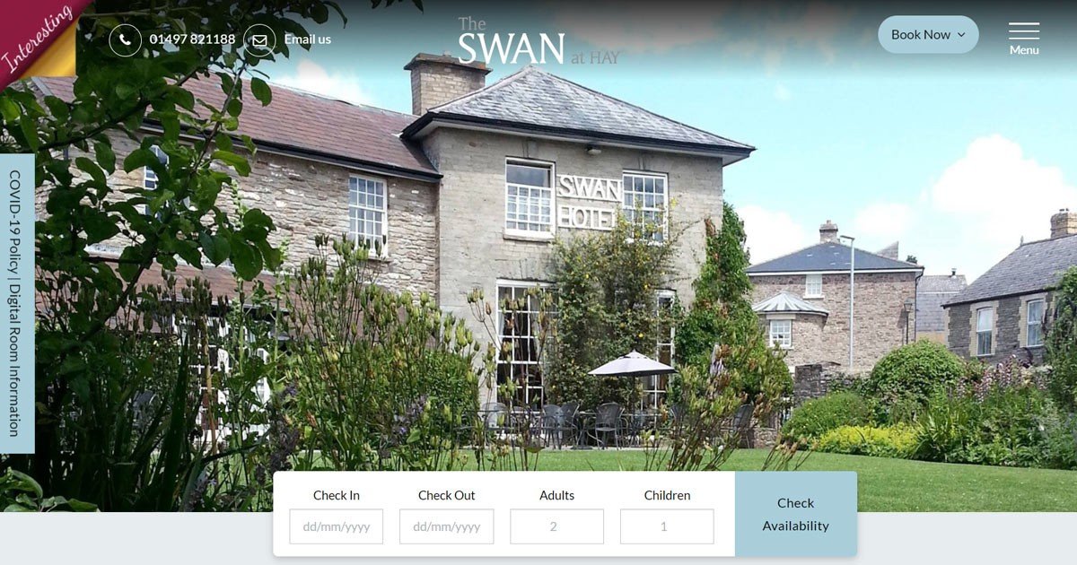 Thinking of booking a #staycation? Check out our latest website launch for the beautiful The Swan at Hay hotel: <a href="/swanhay/">Swan at Hay Hotel</a> bit.ly/3hcvzm1