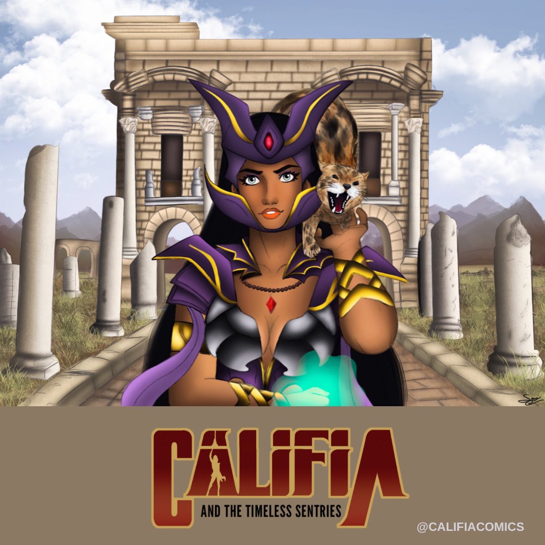CalifiaComics's tweet photo. PORTRAIT OF SYCORAX #Sycorax #califiaandthetimelesssentries #califiacomics #motioncomic #thetempest #sorceresscosplay #diversityincomics #diversityinanime #charactersofcolor #alteredfiction #alteredfantasy #alteredhistory https://t.co/ztgUHsx8IC