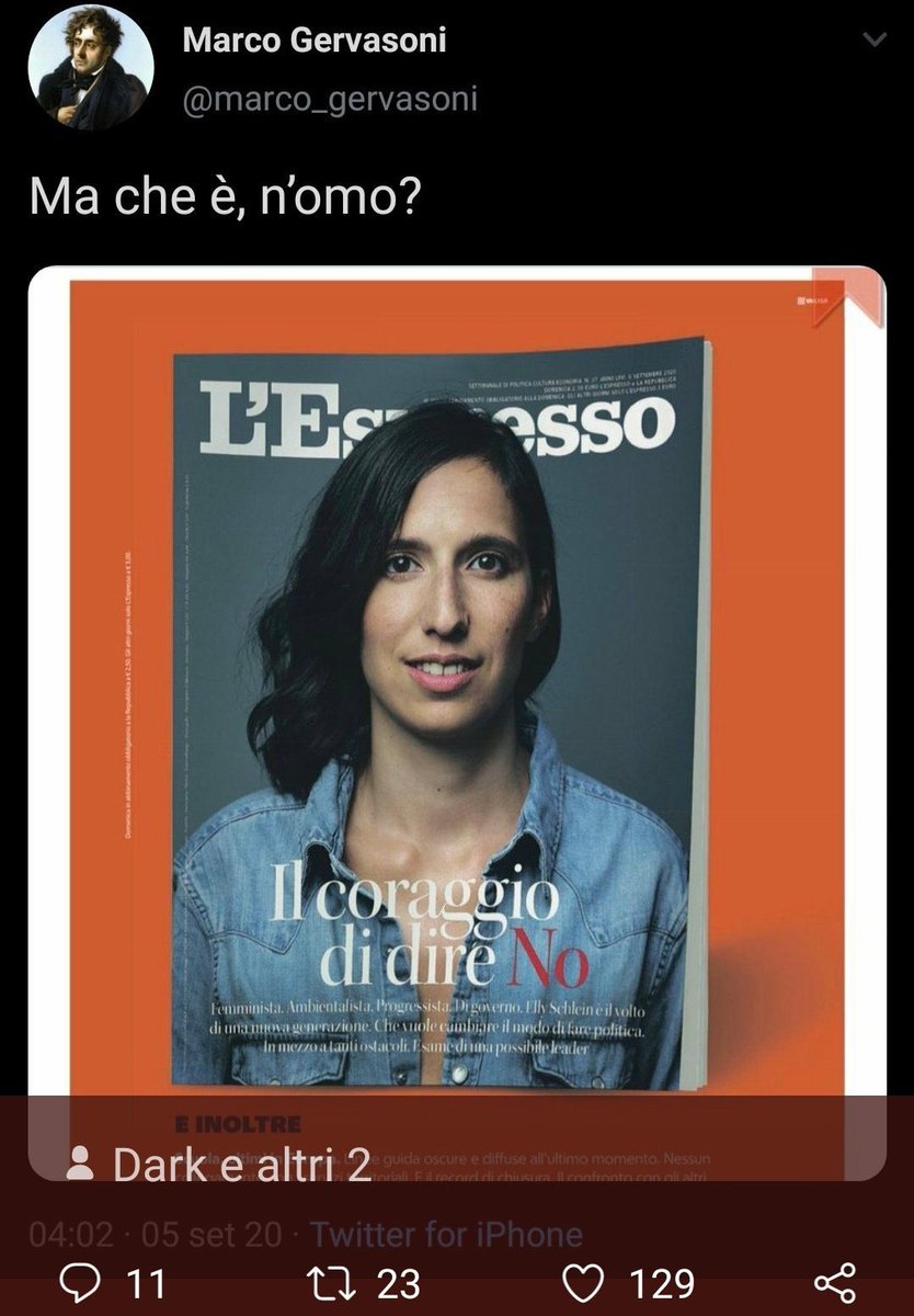 Mi dispiace chiedere un rt ma pare che <a href="/marco_gervasoni/">Marco Gervasoni</a> - che pure non ha problemi ad etichettare gli altri ritratti in foto - non gradisca che si mostri il suo volto.
@alexchicchi <a href="/bravimabasta/">Luca Bottura</a> <a href="/andreavianel/">Andrea Vianello</a>