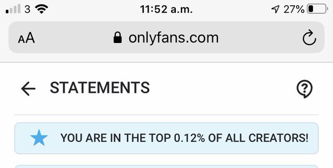 TOP 0.12% OF ALL CREATORS 😍😍 happy Sunday https://t.co/0VZvjpQiqK