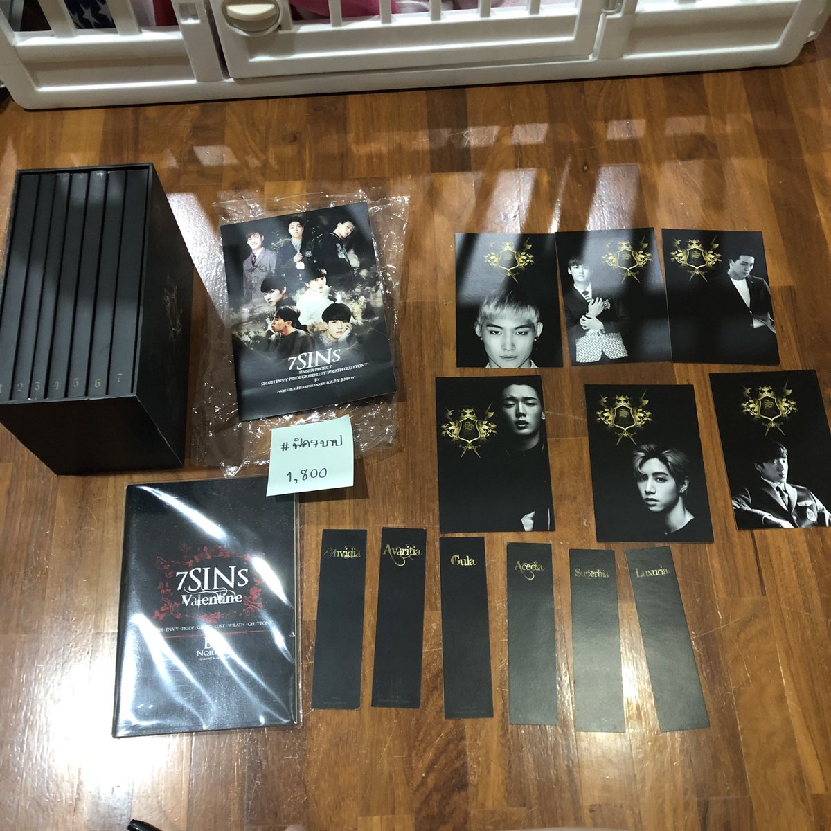 nyankomood's tweet photo. #ฟิค7บาป 
ฟิค7บาป 7sins 
7เล่มครบ มีบ็อกซ์ ไม่มีตำหนิ+สเปวาเลนไทน์ 
1,800฿ รวมส่ง 
(ราคาพรี 2,500฿)

#ขายฟิคgot7 #ขายฟิค 
#มาร์คแบม #บีเนียร์ #แจ็คแจ #ส่งต่อฟิค #ตามหาฟิค https://t.co/oNRQ5B7gI1