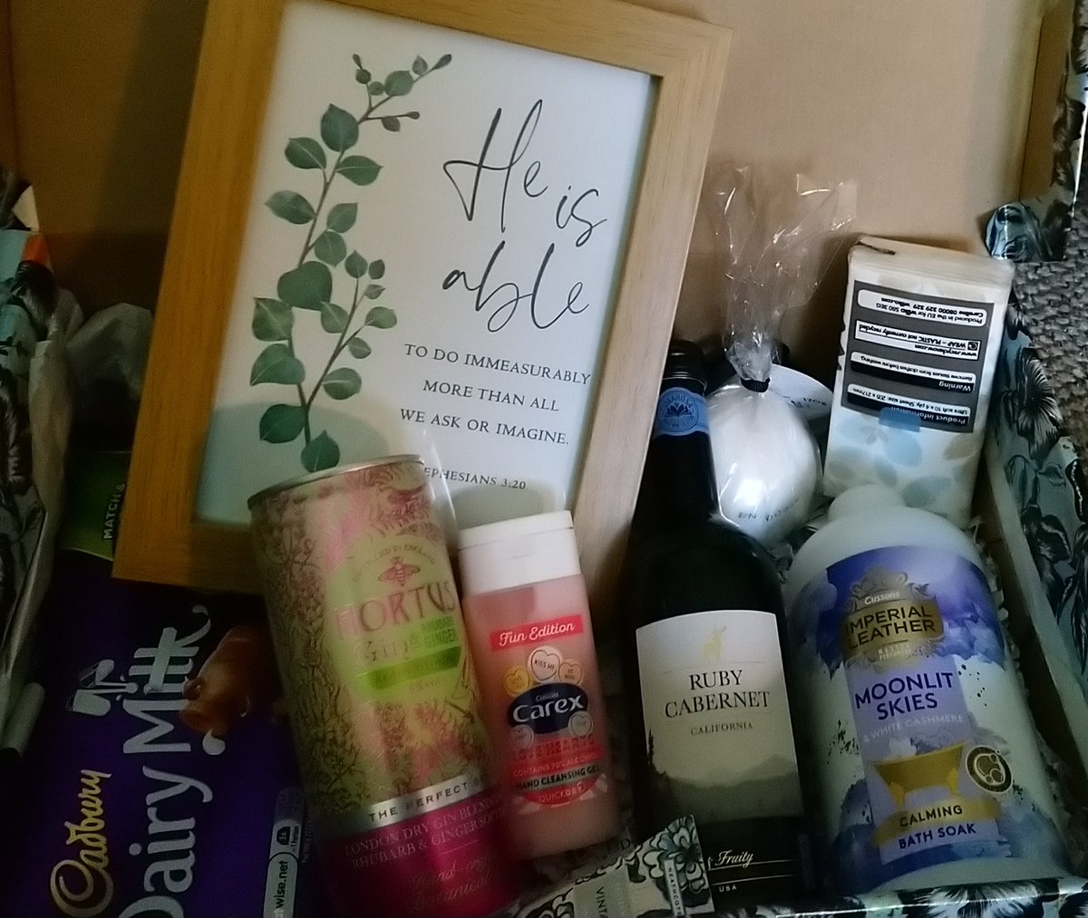 SophCowan's tweet photo. My TI made me a Priest Survival Kit 😍... It includes gin 😂... I guess I'm a proper Anglican now 😁 😂 ❤️ https://t.co/S9VzhVYdge